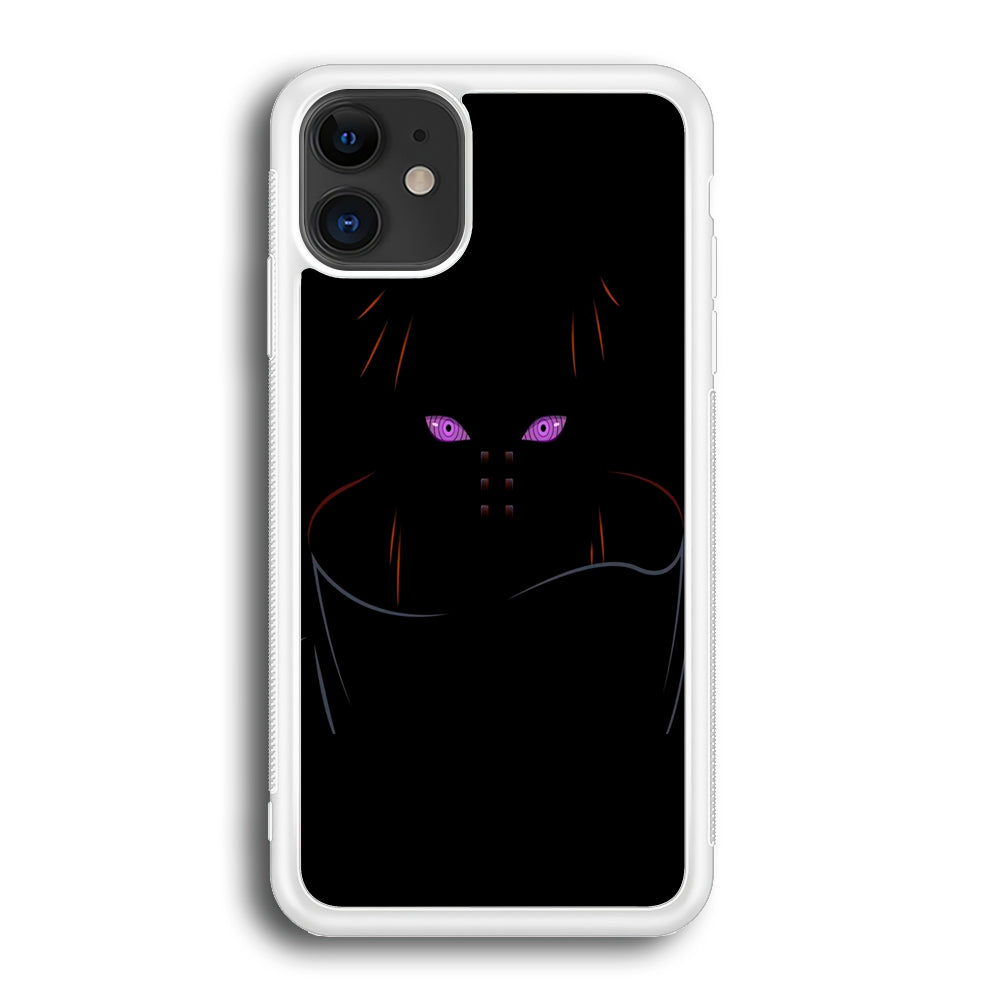 Naruto - Rinnegan iPhone 12 Case-Phone Case-Rubber White (2D Case)-Altracase