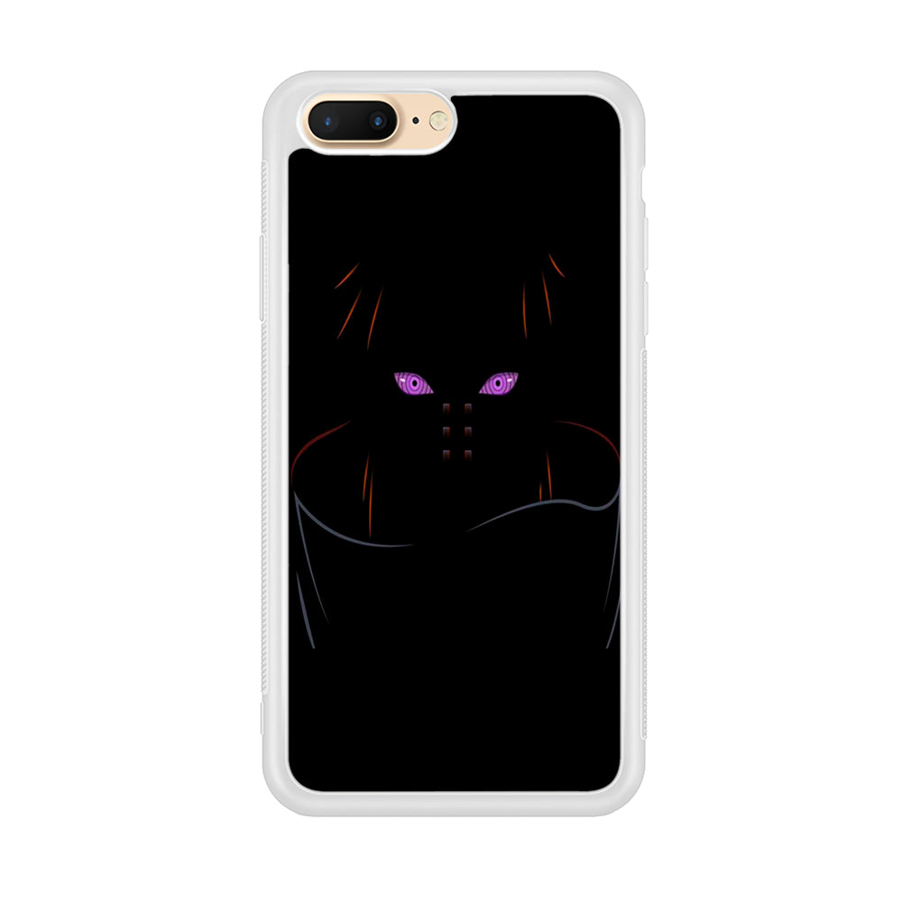 Naruto - Rinnegan iPhone 8 Plus Case-Phone Case-Rubber White (2D Case)-Altracase