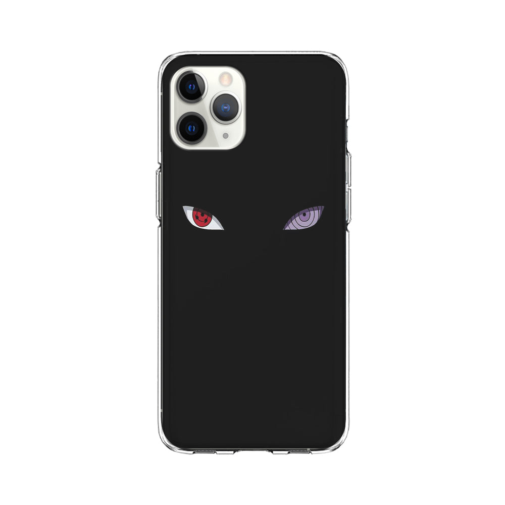Naruto - Sharingan Rinnegan iPhone 11 Pro Max Case-Phone Case-Clear Soft Case-Altracase