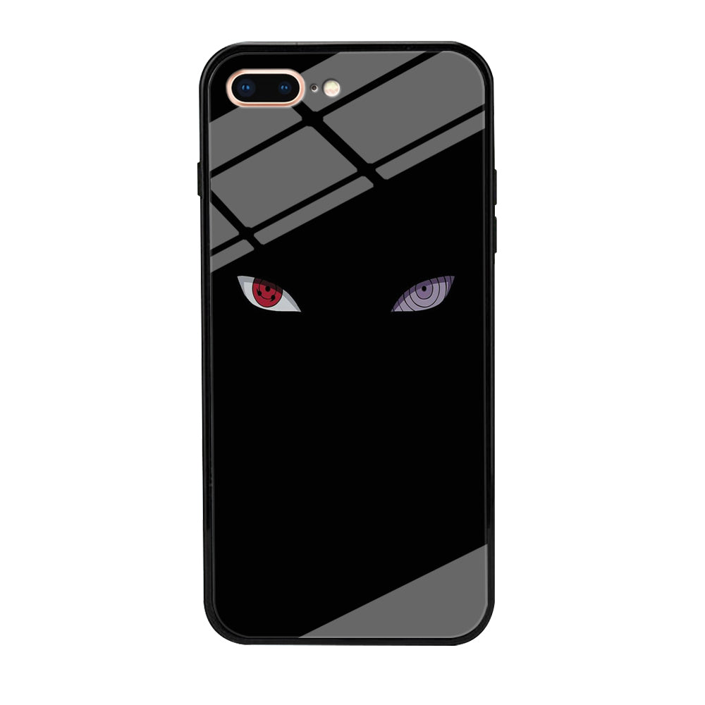 Naruto - Sharingan Rinnegan iPhone 8 Plus Case-Phone Case-Tempered Glass Case-Altracase