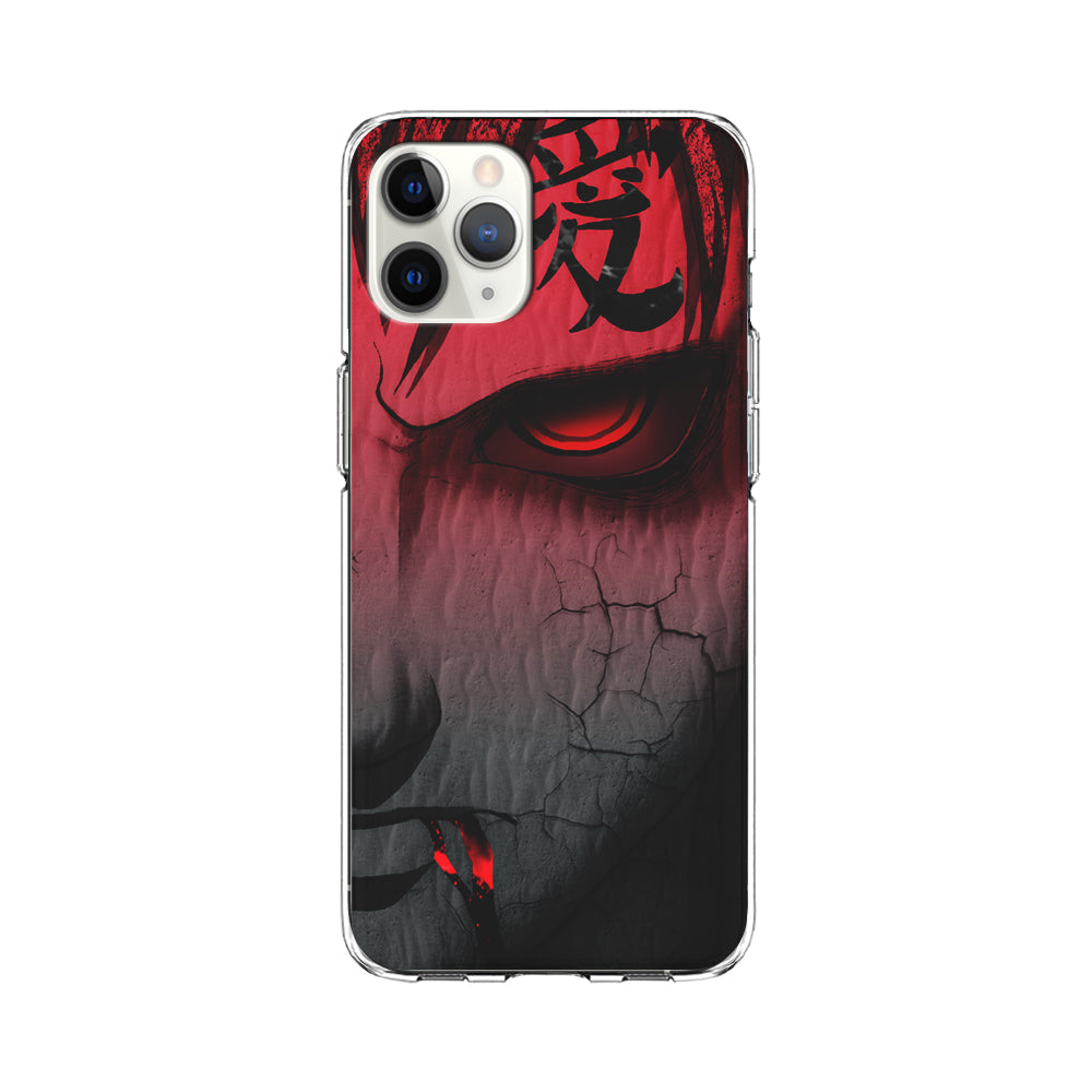 Naruto Gaara Face iPhone 11 Pro Max Case-Phone Case-Clear Soft Case-Altracase
