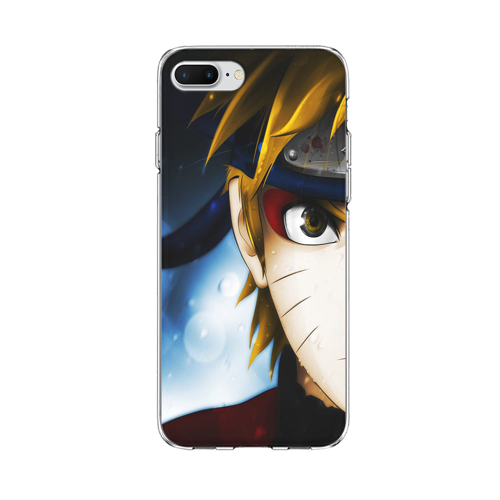 Naruto Half Face iPhone 8 Plus Case-Phone Case-Clear Soft Case-Altracase