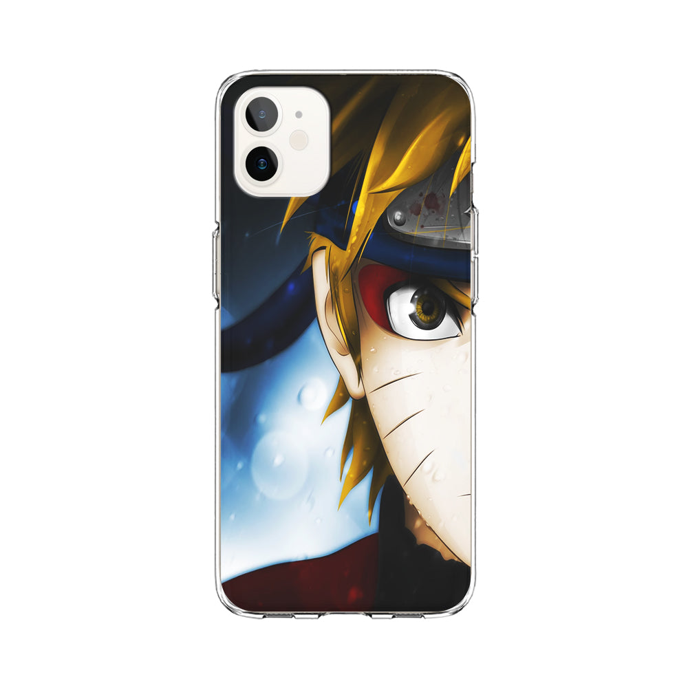 Naruto Half Face iPhone 12 Case-Phone Case-Clear Soft Case-Altracase