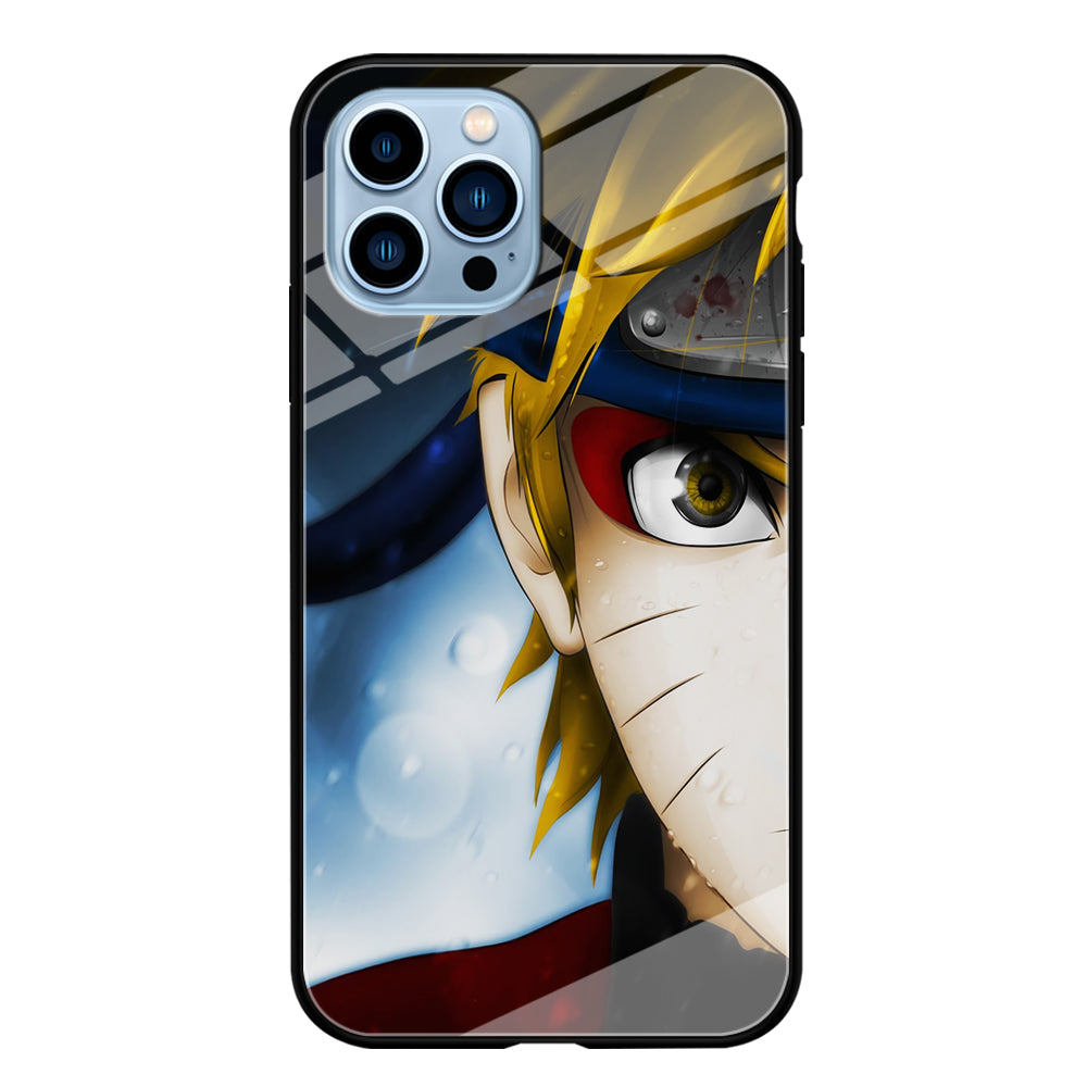 Naruto Half Face iPhone 15 Pro Case-Phone Case-Tempered Glass Case-Altracase