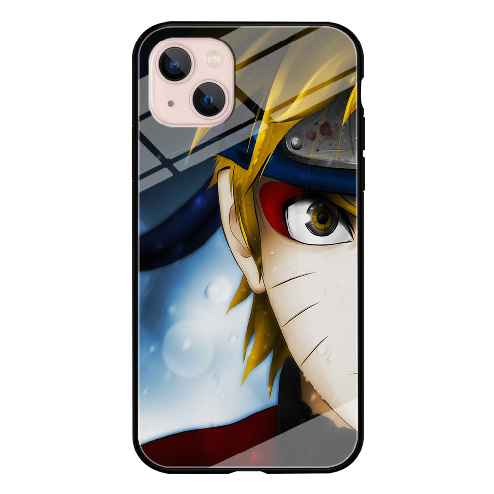 Naruto Half Face iPhone 13 Mini Case-Phone Case-Tempered Glass Case-Altracase
