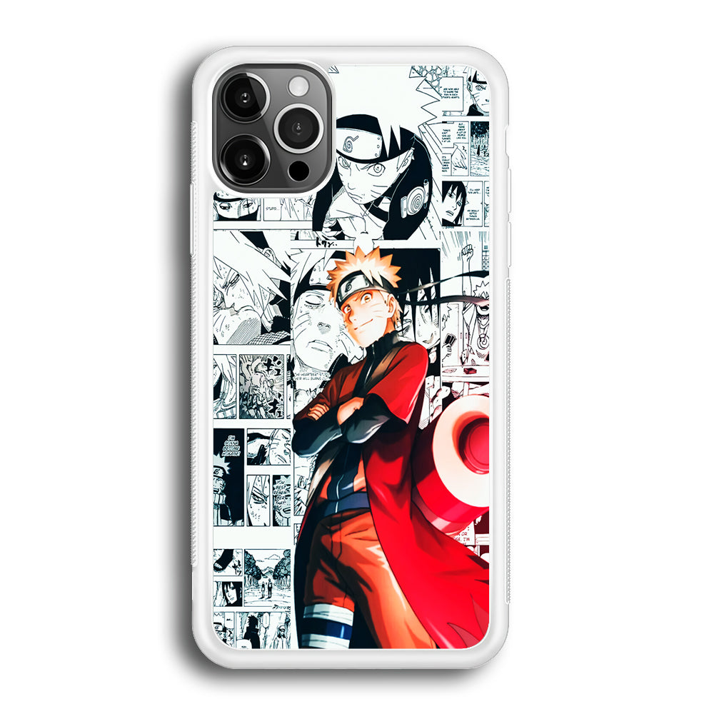 Naruto Hokage Comic iPhone 12 Pro Max Case-Phone Case-Rubber White (2D Case)-Altracase