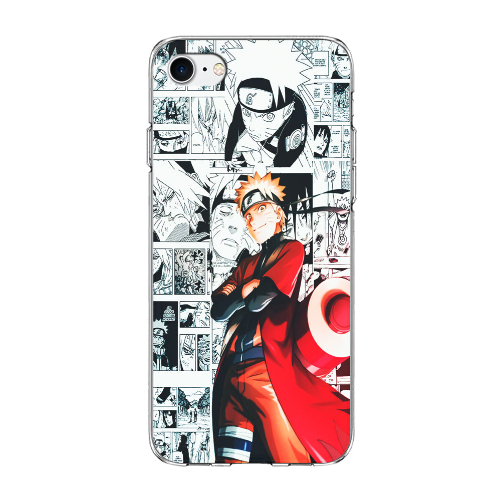 Naruto Hokage Comic iPhone 7 Case-Phone Case-Clear Soft Case-Altracase