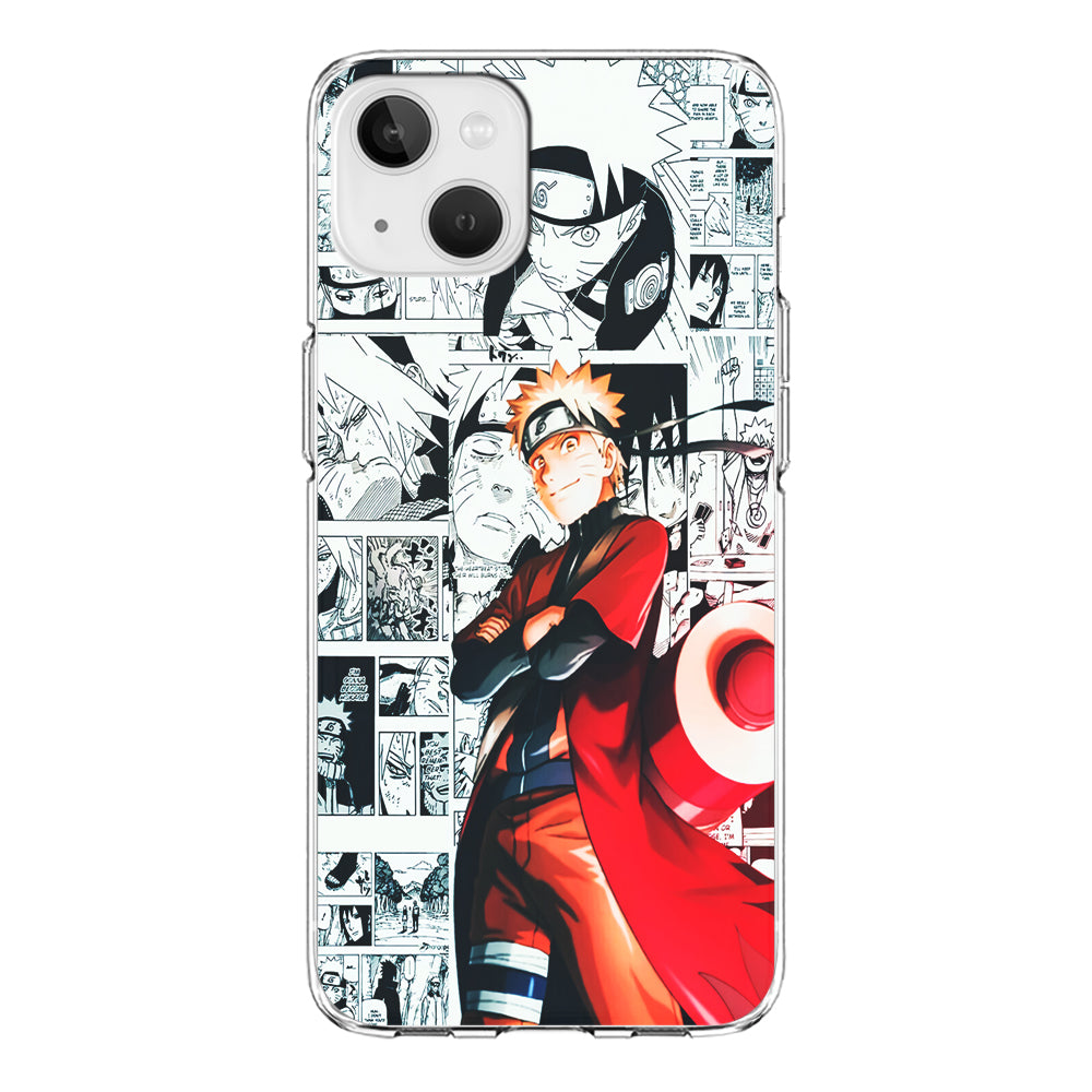 Naruto Hokage Comic iPhone 13 Mini Case-Phone Case-Clear Soft Case-Altracase