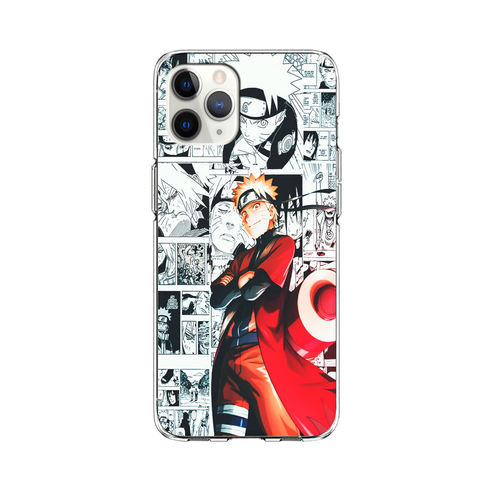 Naruto Hokage Comic iPhone 11 Pro Max Case-Phone Case-Clear Soft Case-Altracase