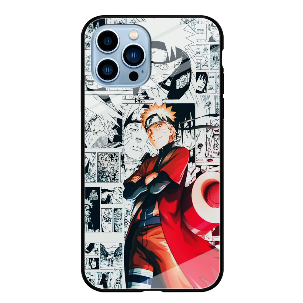 Naruto Hokage Comic iPhone 15 Pro Case-Phone Case-Tempered Glass Case-Altracase