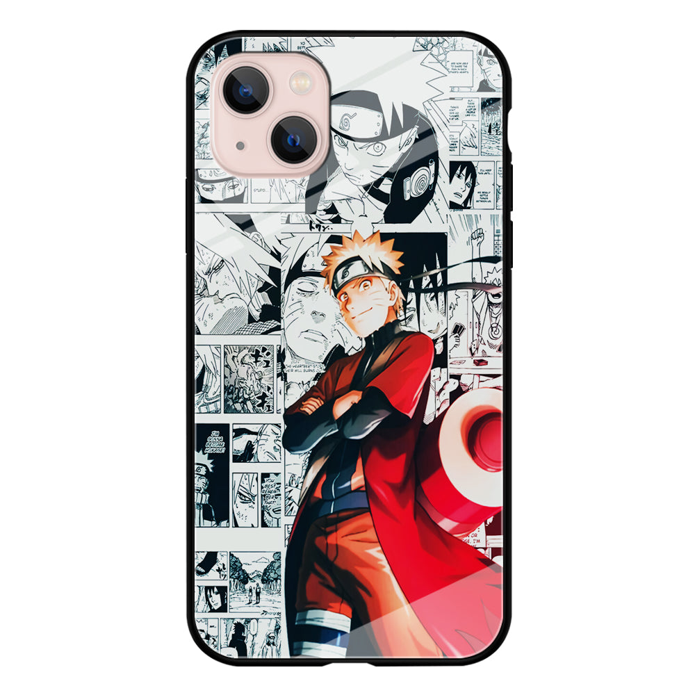 Naruto Hokage Comic iPhone 13 Mini Case-Phone Case-Tempered Glass Case-Altracase