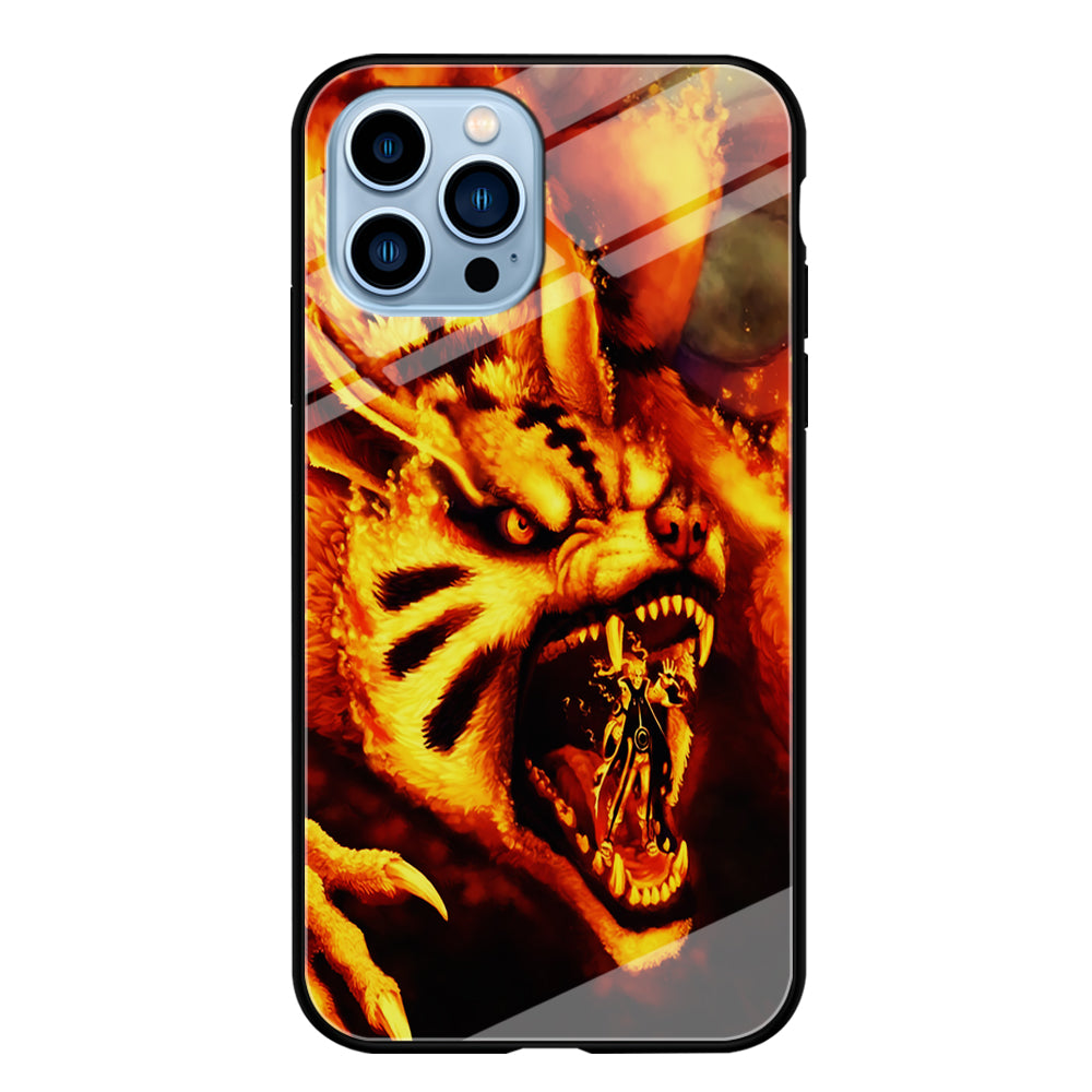 Naruto Nine Tailed Demon Fox iPhone 15 Pro Case-Phone Case-Tempered Glass Case-Altracase