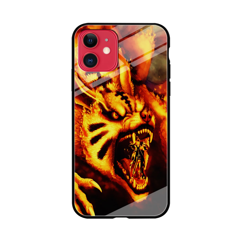 Naruto Nine Tailed Demon Fox iPhone 11 Case-Phone Case-Tempered Glass Case-Altracase