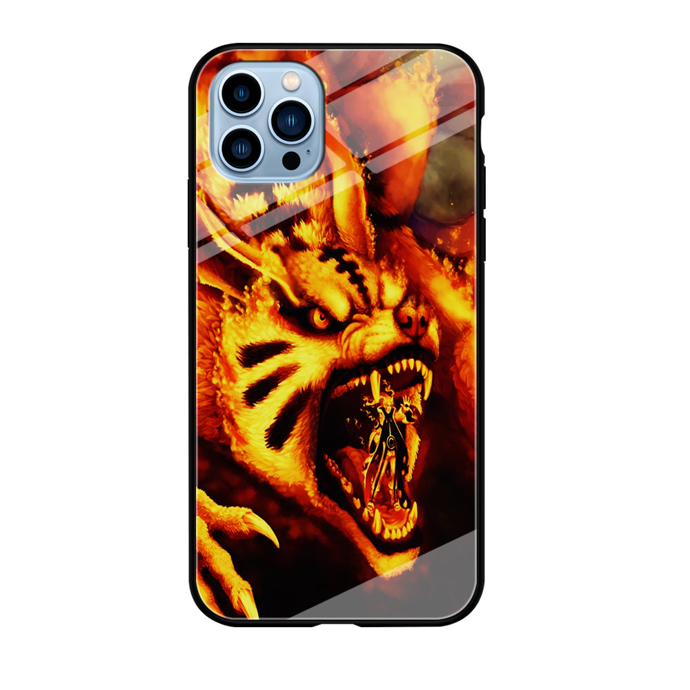 Naruto Nine Tailed Demon Fox iPhone 12 Pro Max Case-Phone Case-Tempered Glass Case-Altracase