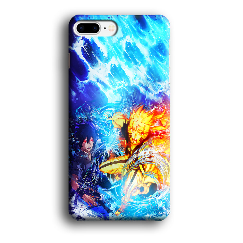 Naruto Sasuke Together iPhone 8 Plus Case-Phone Case-3D Case-Altracase