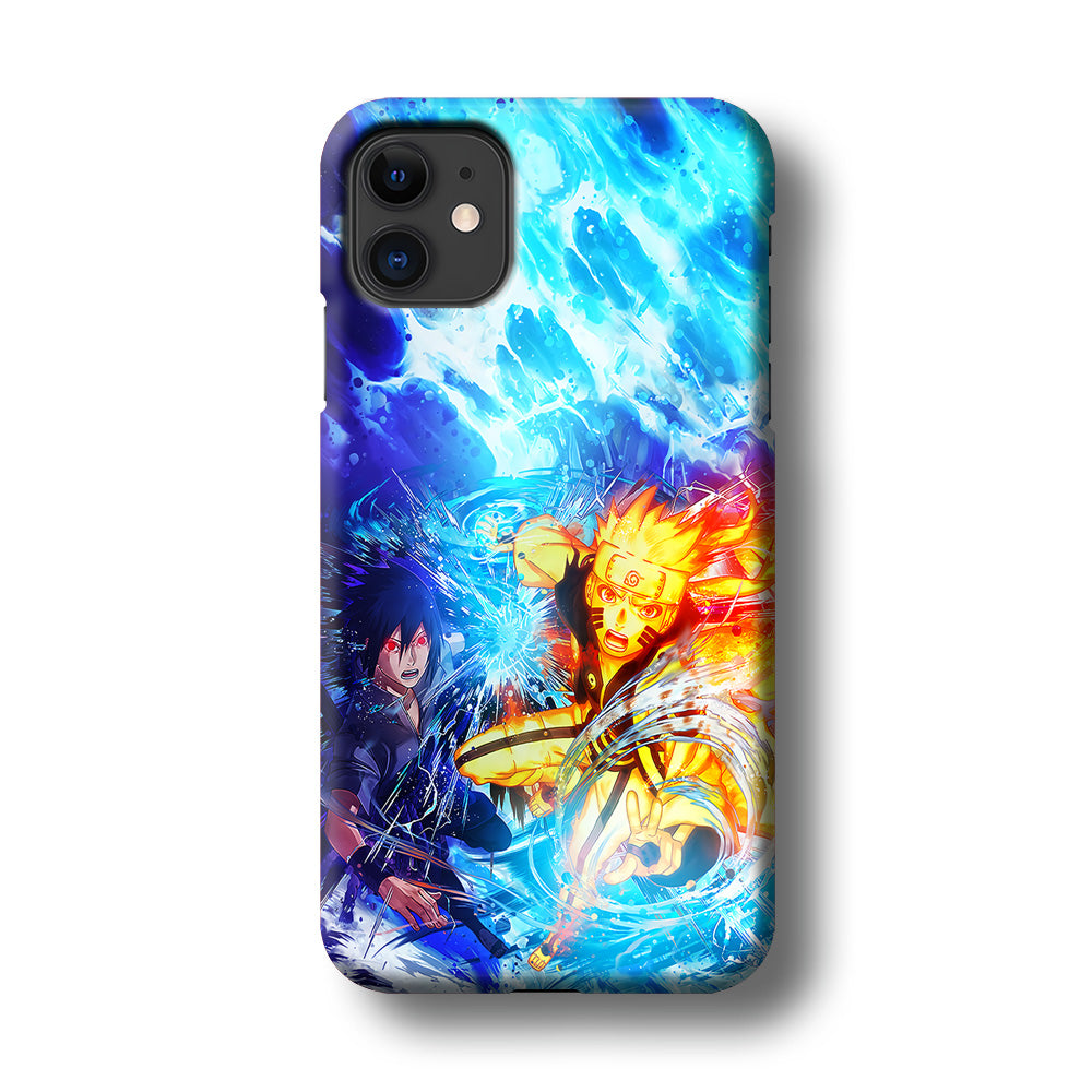 Naruto Sasuke Together iPhone 11 Case-Phone Case-3D Case-Altracase