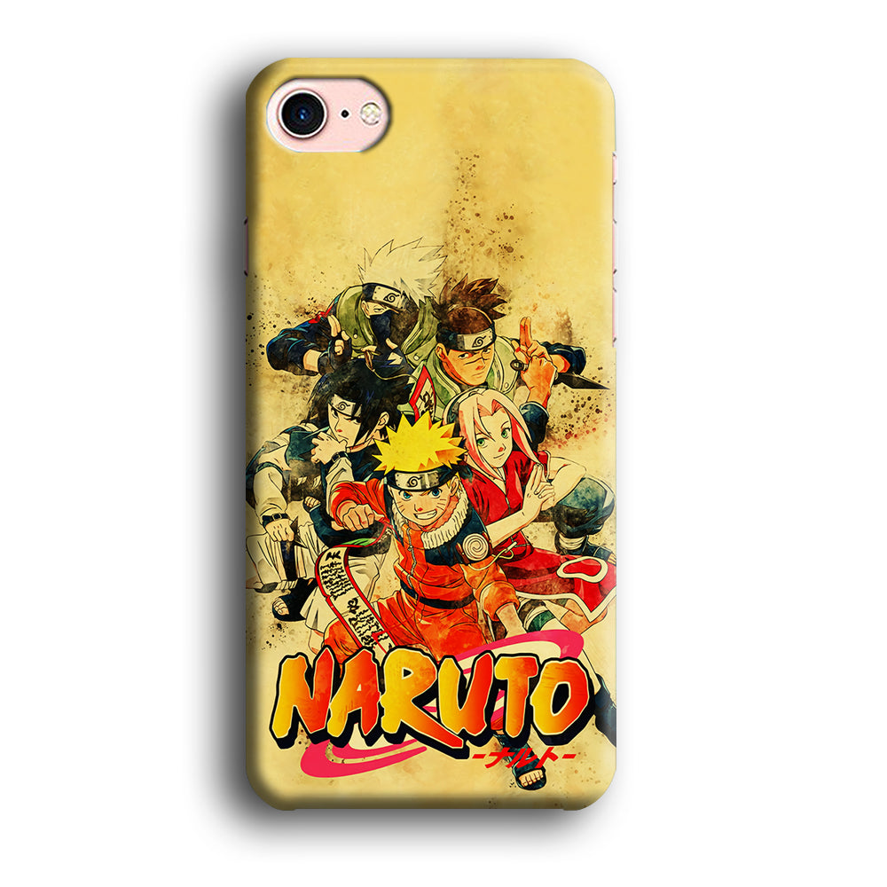 Naruto Shippuden Vintage iPhone 7 Case-Phone Case-3D Case-Altracase