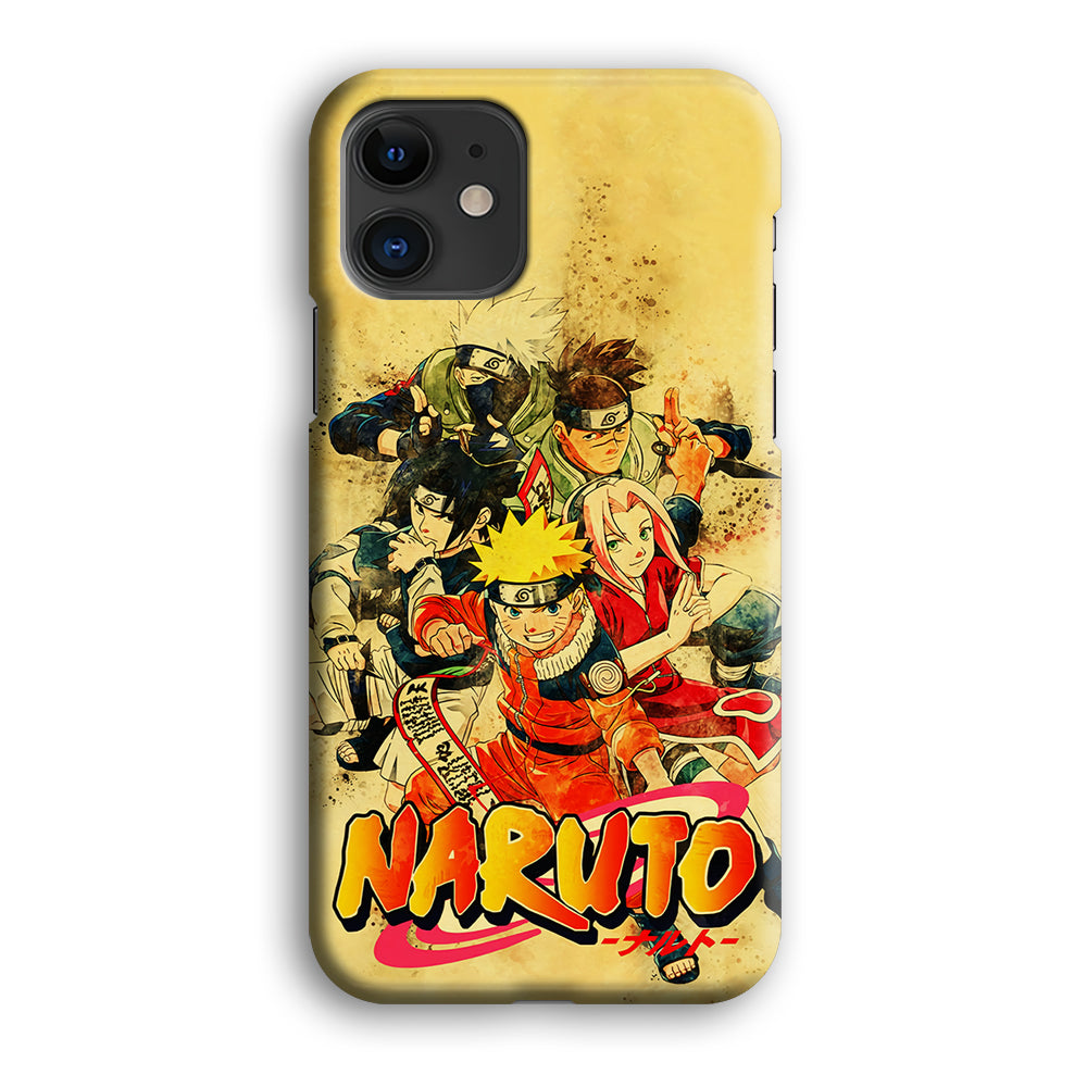 Naruto Shippuden Vintage iPhone 12 Case-Phone Case-3D Case-Altracase