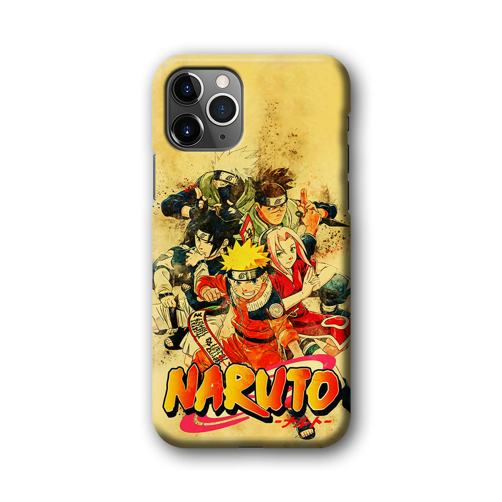 Naruto Shippuden Vintage iPhone 11 Pro Max Case-Phone Case-3D Case-Altracase