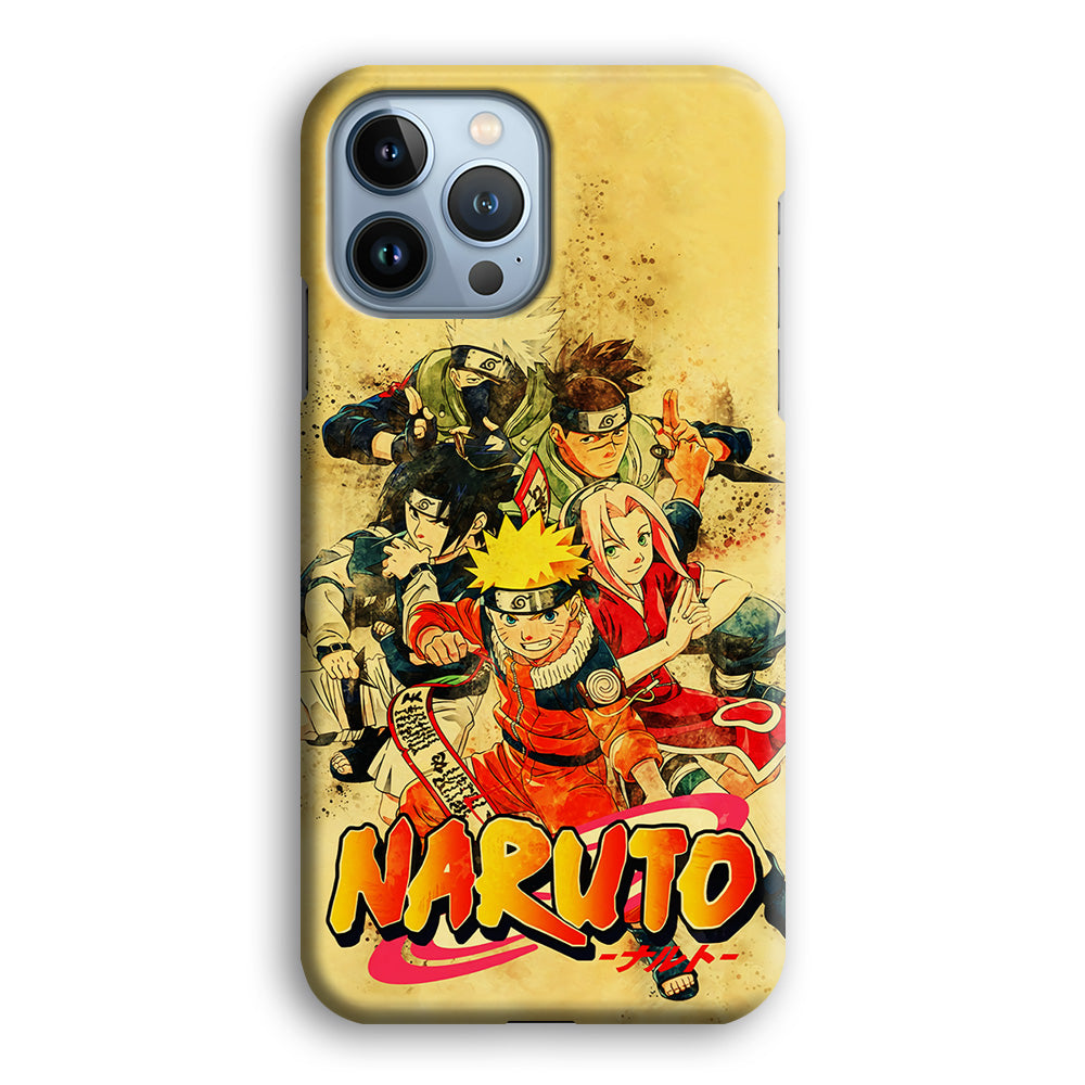 Naruto Shippuden Vintage iPhone 13 Pro Case-Phone Case-3D Case-Altracase