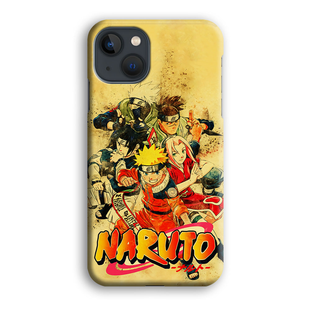 Naruto Shippuden Vintage iPhone 13 Mini Case-Phone Case-3D Case-Altracase