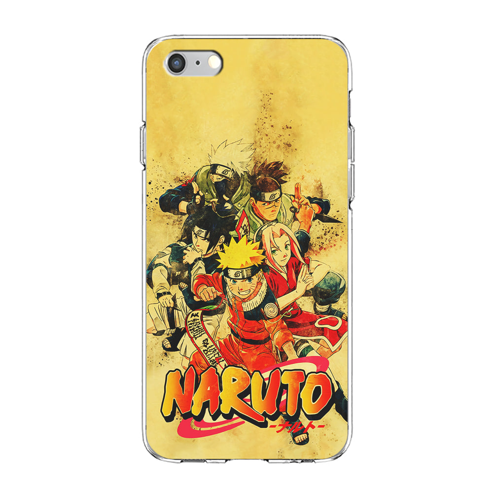 Naruto Shippuden Vintage iPhone 6 | 6s Case-Phone Case-Clear Soft Case-Altracase