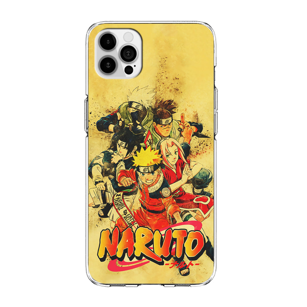 Naruto Shippuden Vintage iPhone 13 Pro Case-Phone Case-Clear Soft Case-Altracase