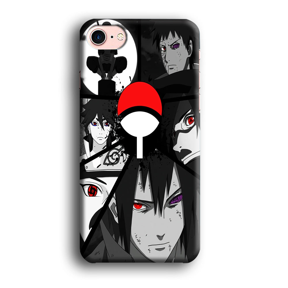 Naruto Uchiha Clan iPhone 7 Case-Phone Case-3D Case-Altracase