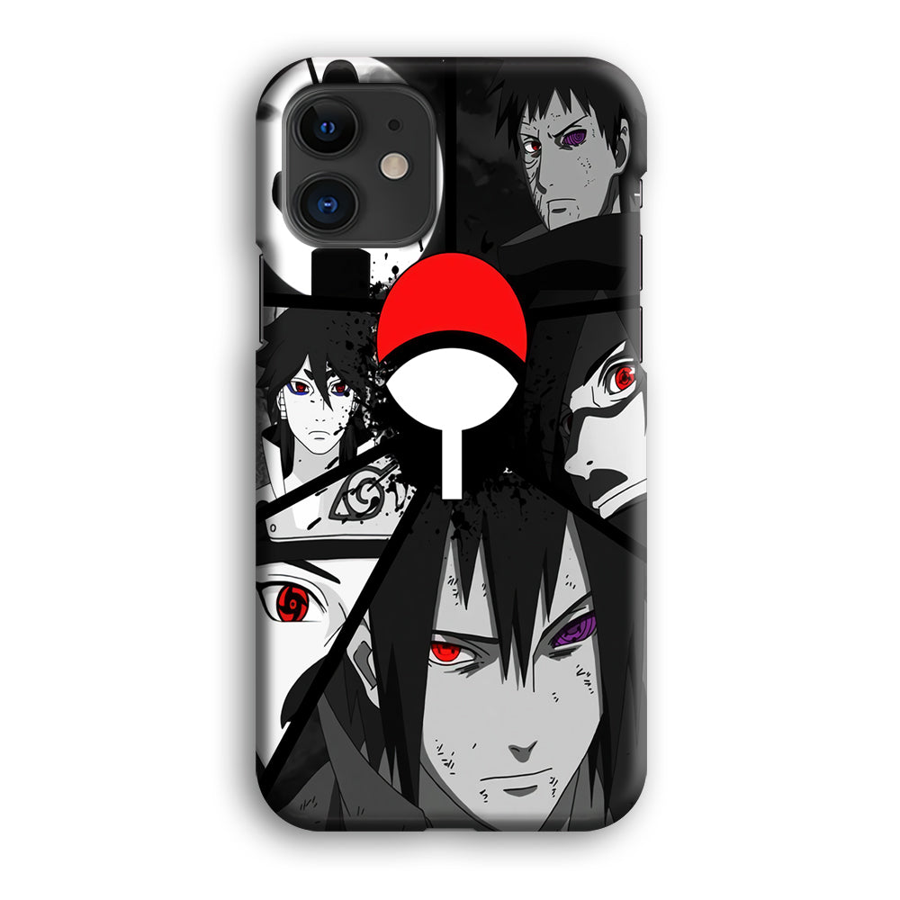 Naruto Uchiha Clan iPhone 12 Case-Phone Case-3D Case-Altracase