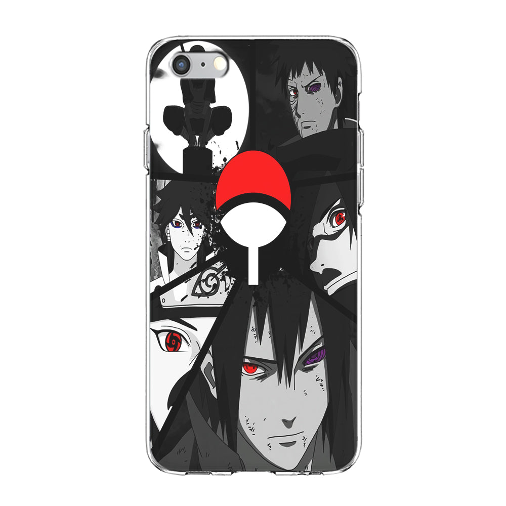 Naruto Uchiha Clan iPhone 6 | 6s Case-Phone Case-Clear Soft Case-Altracase