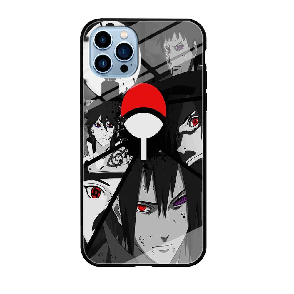 Naruto Uchiha Clan iPhone 12 Pro Max Case-Phone Case-Tempered Glass Case-Altracase