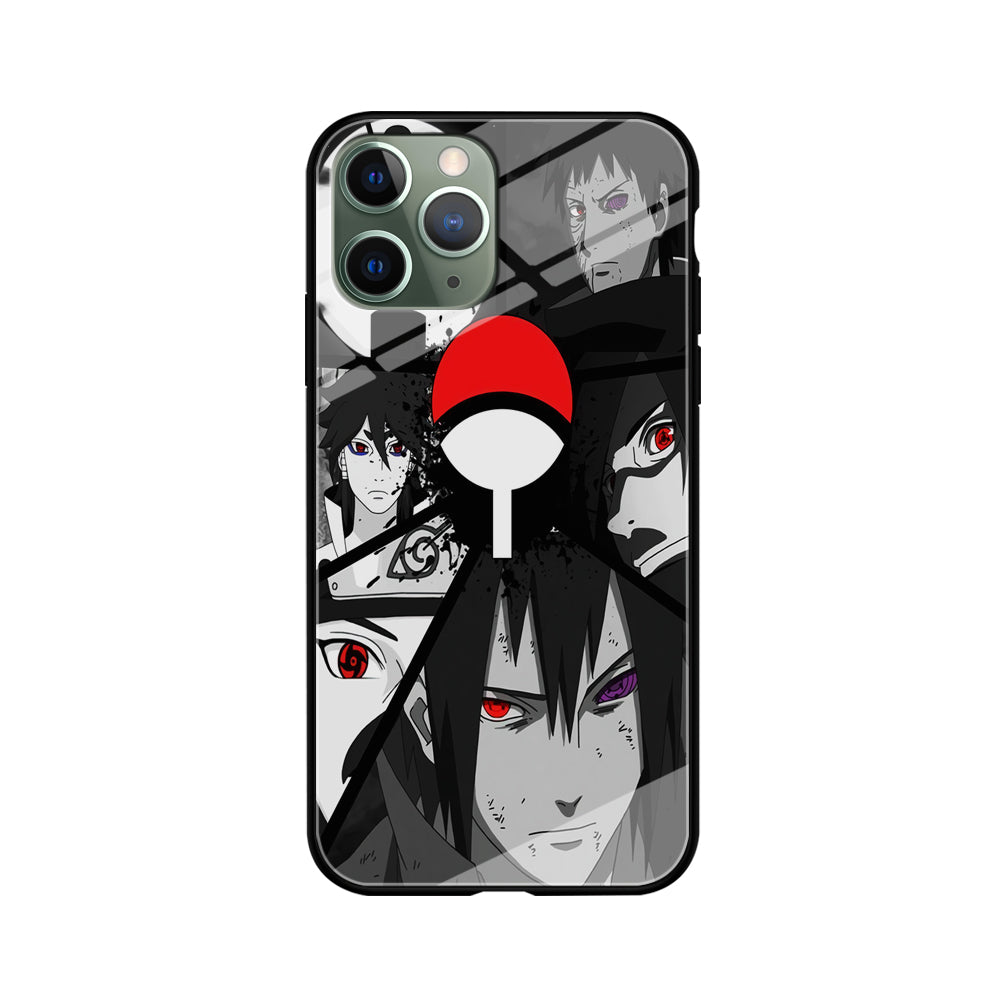 Naruto Uchiha Clan iPhone 11 Pro Max Case-Phone Case-Tempered Glass Case-Altracase