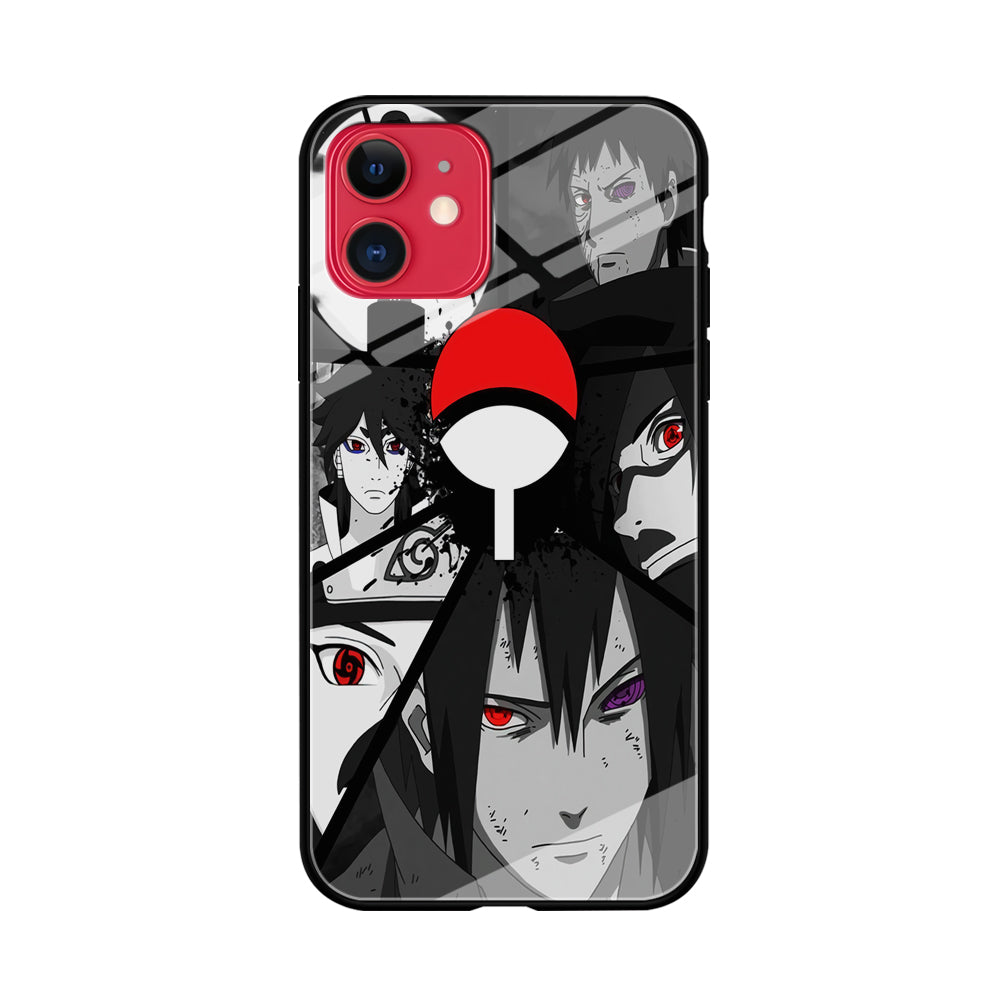 Naruto Uchiha Clan iPhone 11 Case-Phone Case-Tempered Glass Case-Altracase