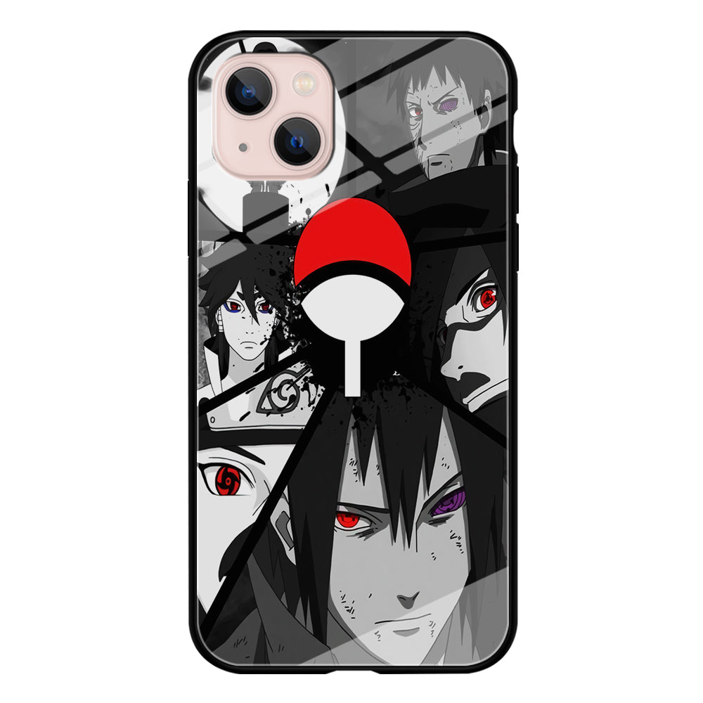 Naruto Uchiha Clan iPhone 13 Mini Case-Phone Case-Tempered Glass Case-Altracase