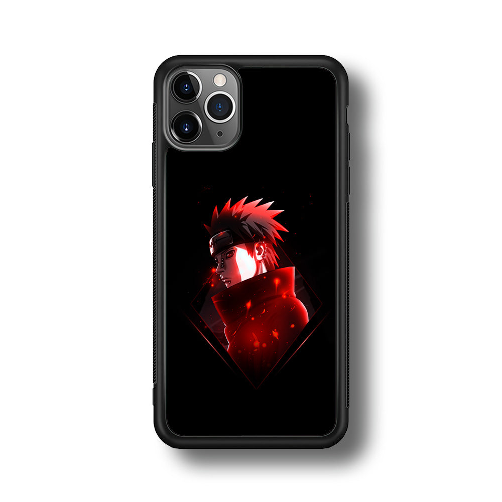 Naruto Yahiko Art iPhone 11 Pro Max Case-Phone Case-Rubber Black (2D Case)-Altracase