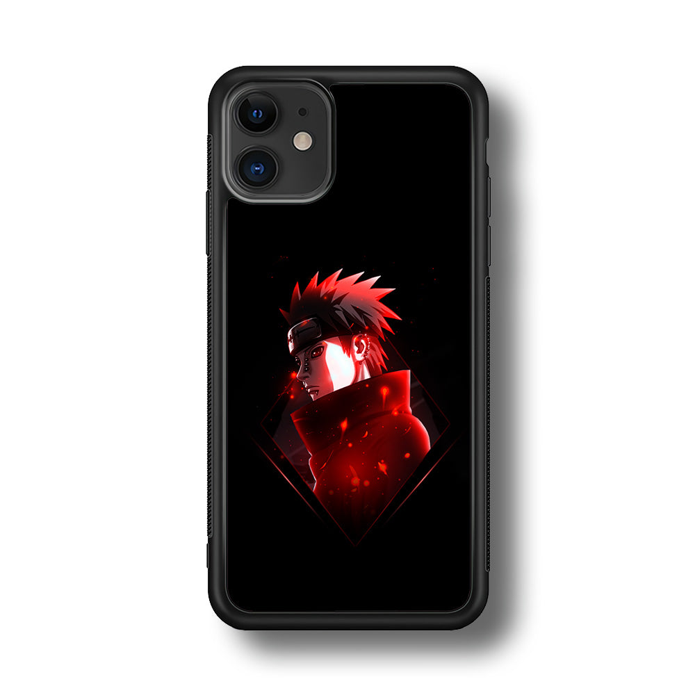 Naruto Yahiko Art iPhone 11 Case-Phone Case-Rubber Black (2D Case)-Altracase