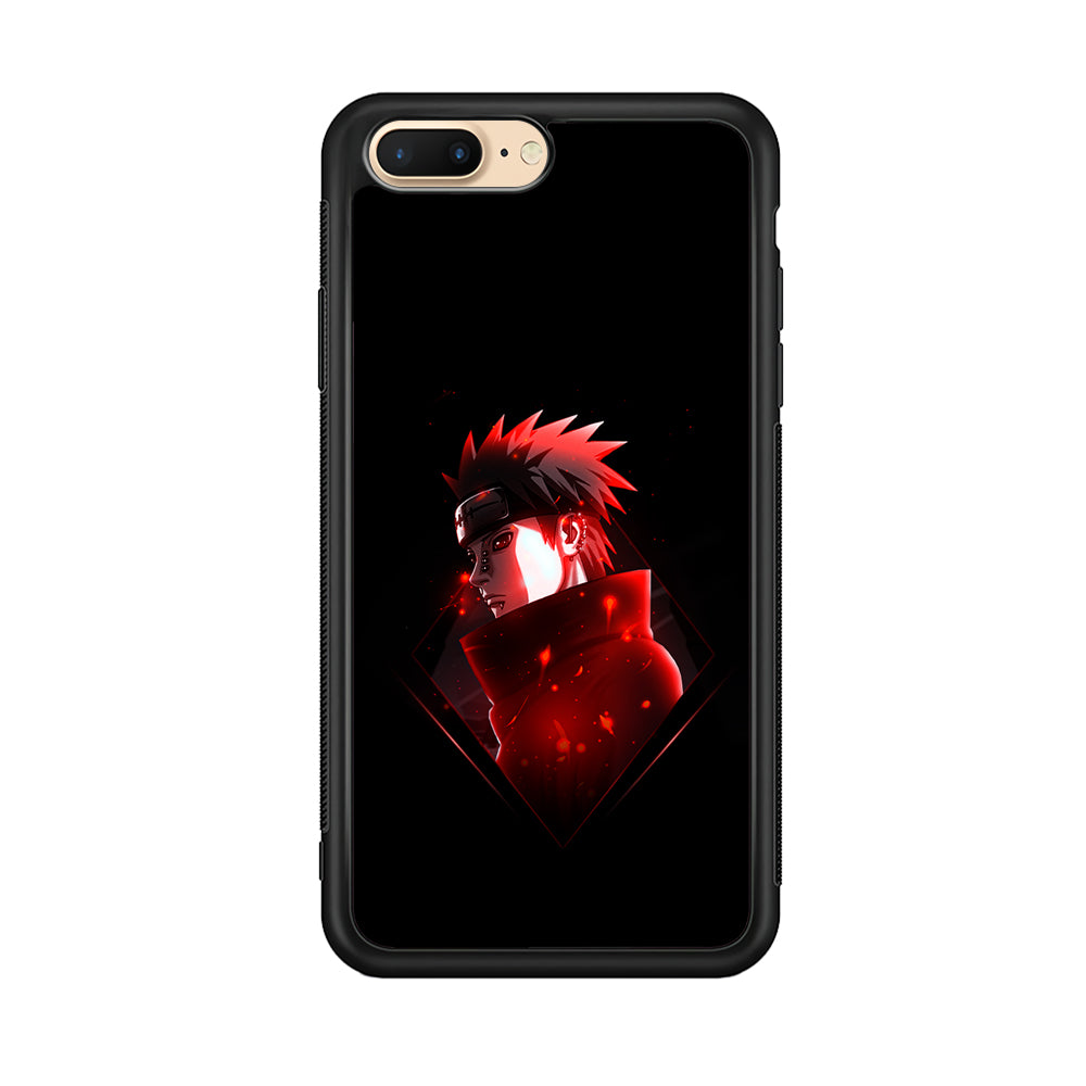 Naruto Yahiko Art iPhone 8 Plus Case-Phone Case-Rubber Black (2D Case)-Altracase