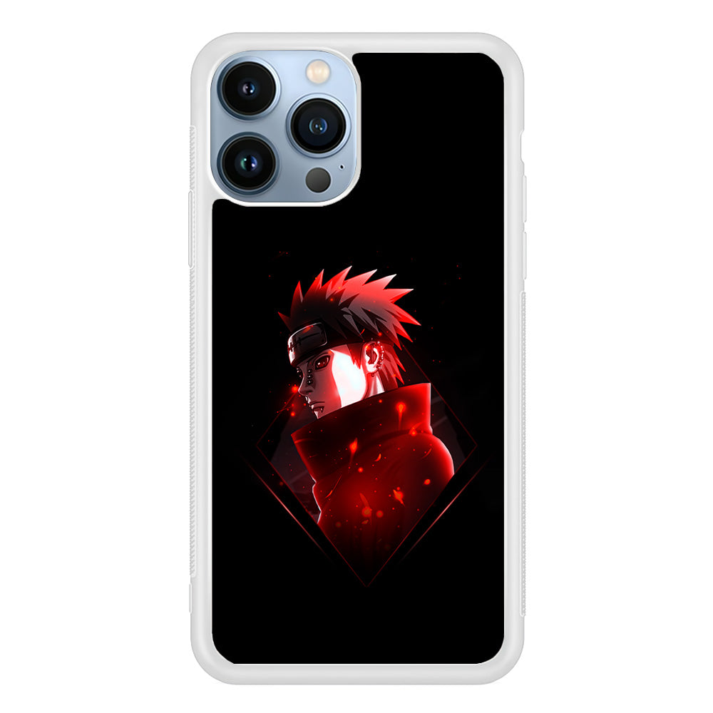 Naruto Yahiko Art iPhone 13 Pro Case-Phone Case-Rubber White (2D Case)-Altracase