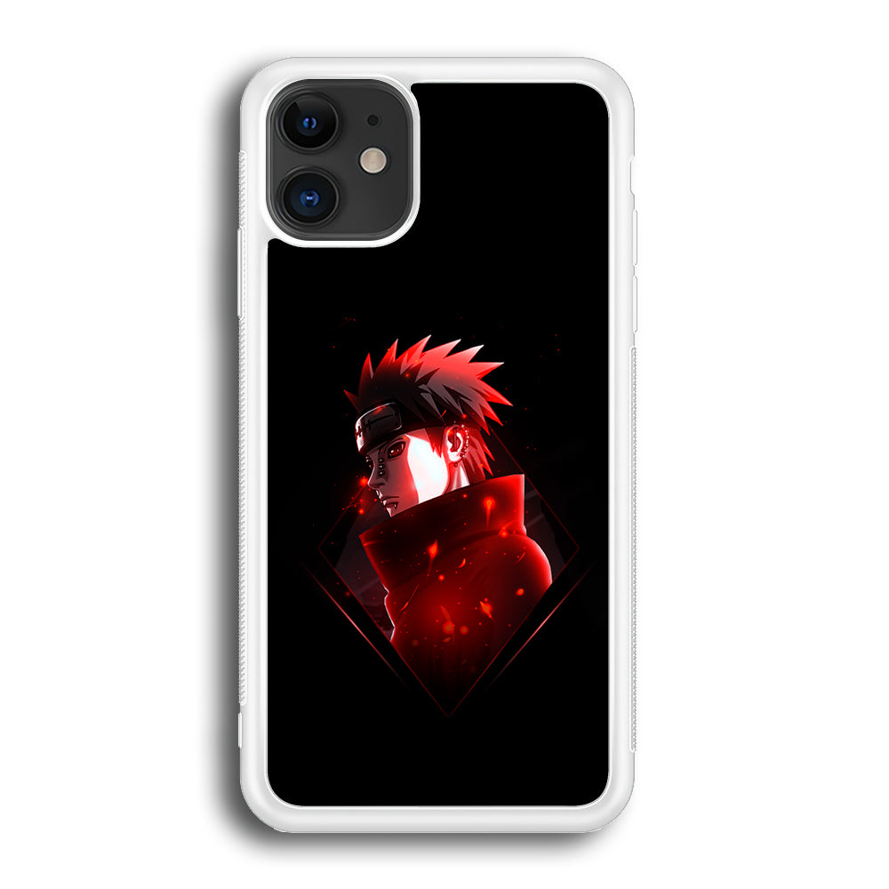 Naruto Yahiko Art iPhone 12 Case-Phone Case-Rubber White (2D Case)-Altracase