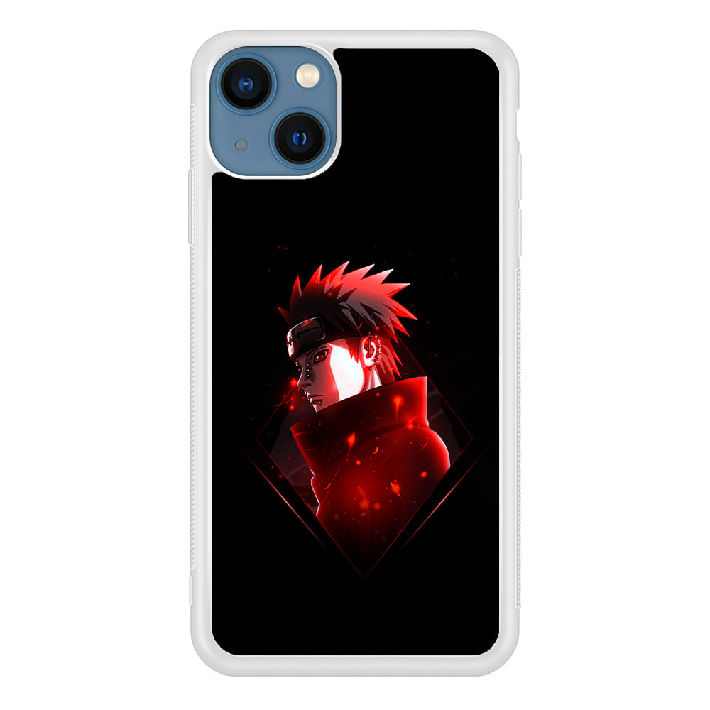 Naruto Yahiko Art iPhone 13 Mini Case-Phone Case-Rubber White (2D Case)-Altracase