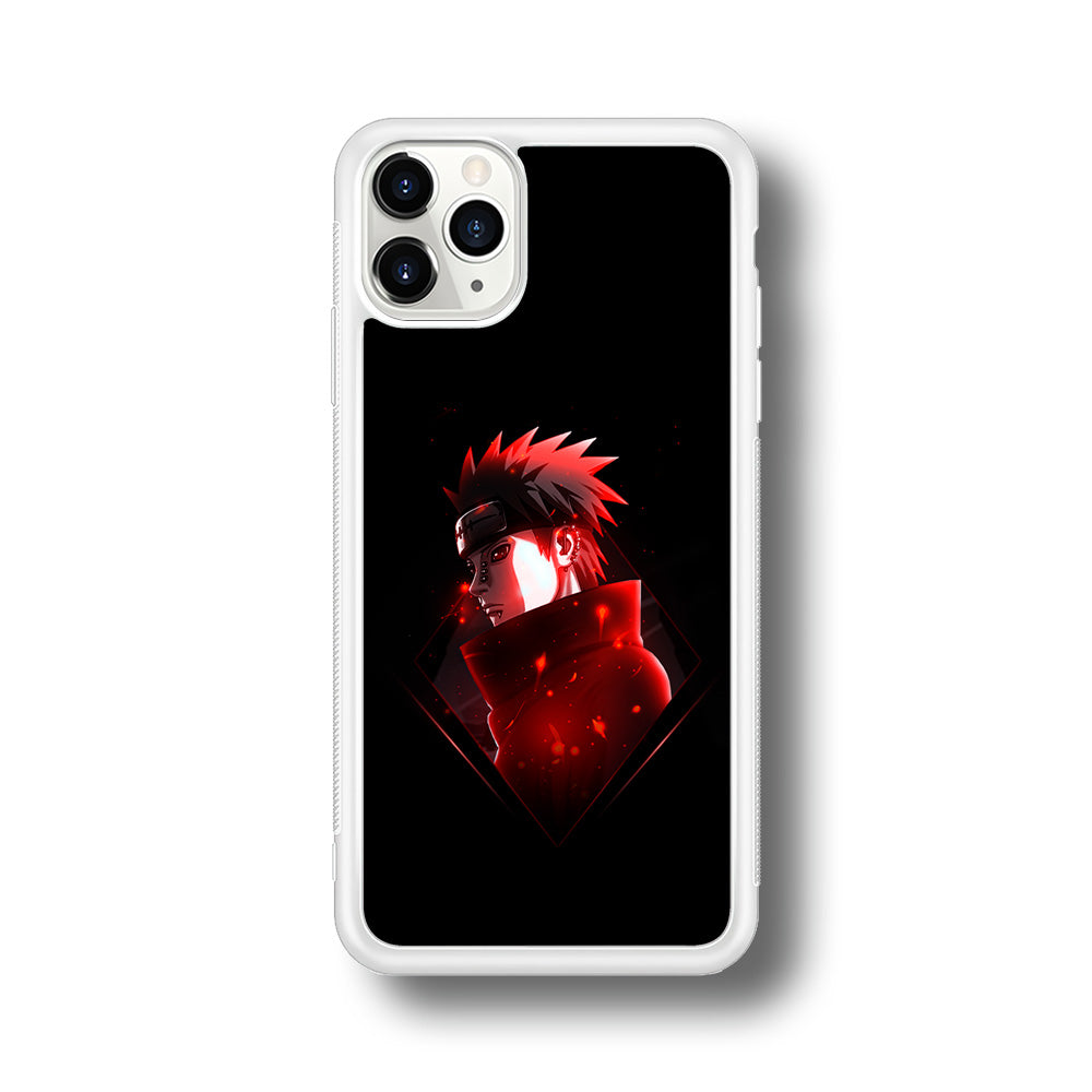 Naruto Yahiko Art iPhone 11 Pro Max Case-Phone Case-Rubber White (2D Case)-Altracase