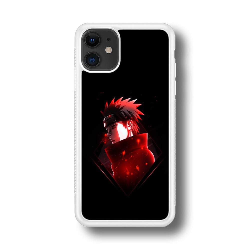 Naruto Yahiko Art iPhone 11 Case-Phone Case-Rubber White (2D Case)-Altracase