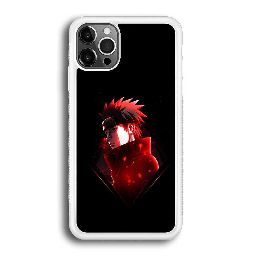 Naruto Yahiko Art iPhone 12 Pro Max Case-Phone Case-Rubber White (2D Case)-Altracase