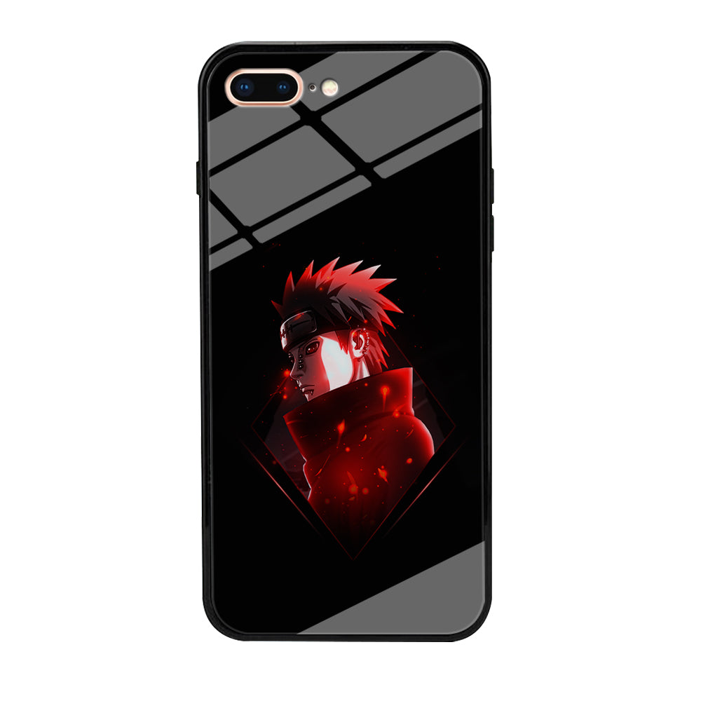 Naruto Yahiko Art iPhone 8 Plus Case-Phone Case-Tempered Glass Case-Altracase