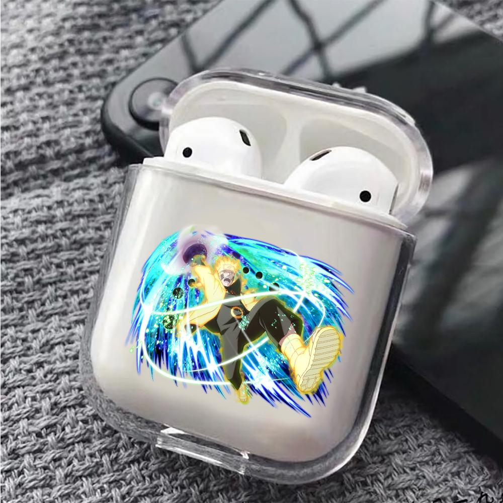 Naruto Rasengan Hard Plastic Protective Clear Case Cover For Apple Airpods-AirPod Case-Altracase