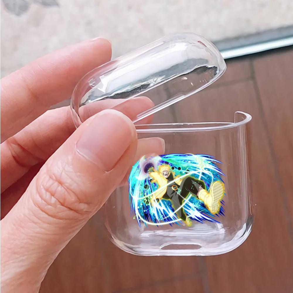 Naruto Rasengan Hard Plastic Protective Clear Case Cover For Apple Airpods-AirPod Case-Altracase