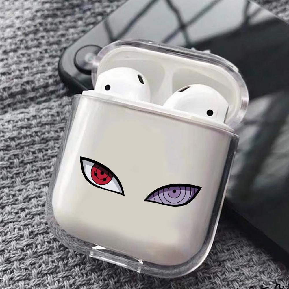 Naruto Sharingan Rinnegan Hard Plastic Protective Clear Case Cover For Apple Airpods-AirPod Case-Altracase