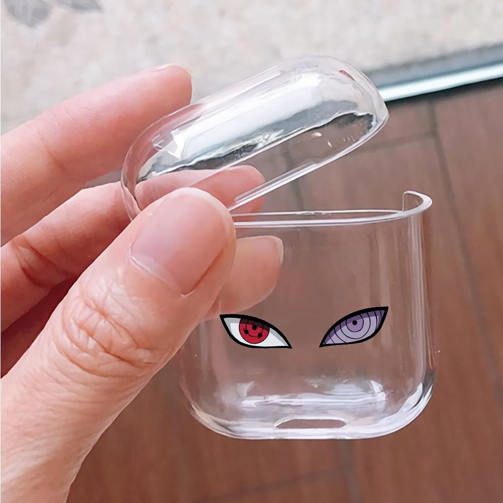 Naruto Sharingan Rinnegan Hard Plastic Protective Clear Case Cover For Apple Airpods-AirPod Case-Altracase