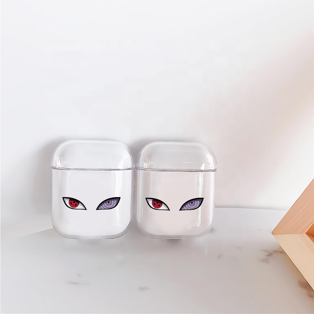 Naruto Sharingan Rinnegan Hard Plastic Protective Clear Case Cover For Apple Airpods-AirPod Case-Altracase