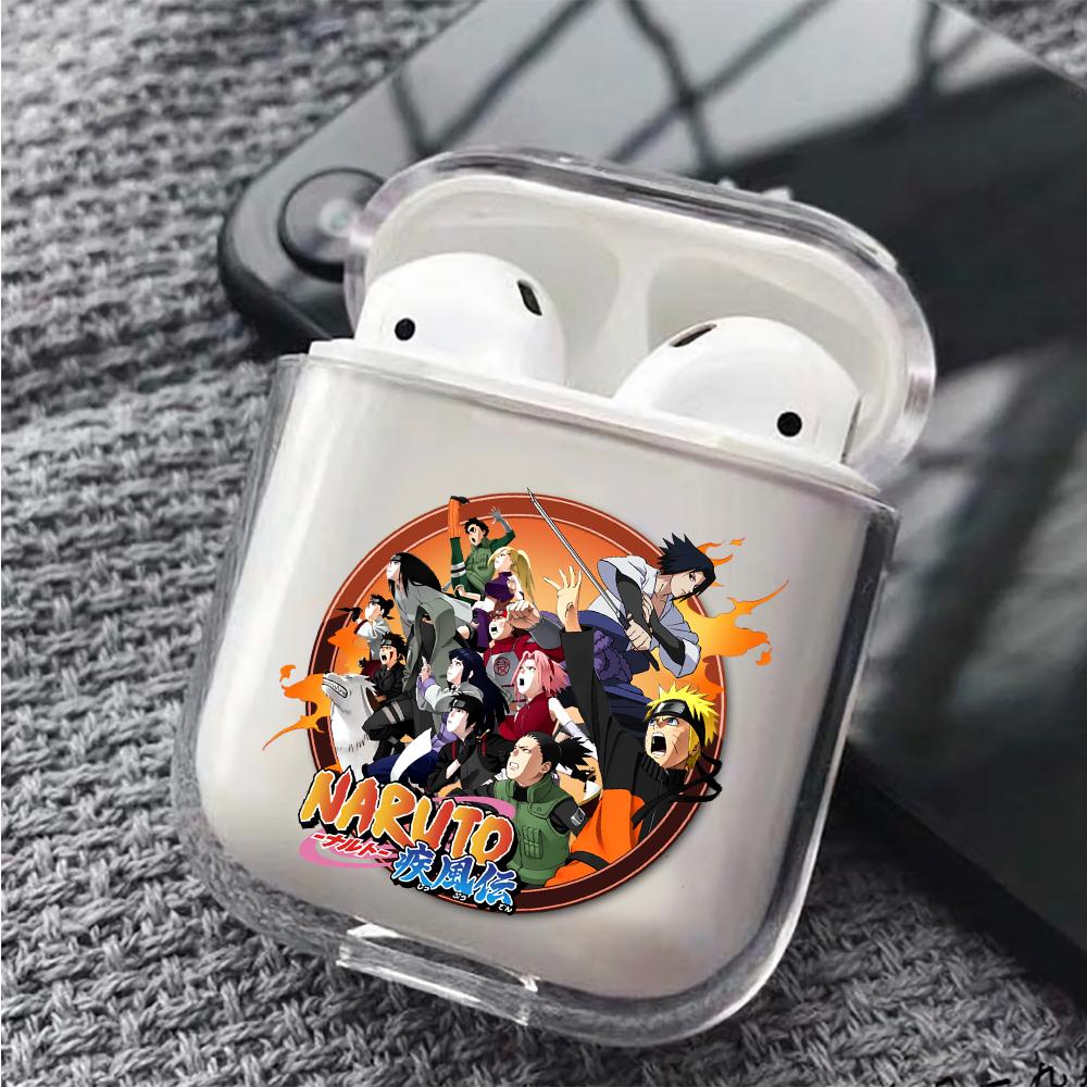 Naruto Shippuden Hard Plastic Protective Clear Case Cover For Apple Airpods-AirPod Case-Altracase